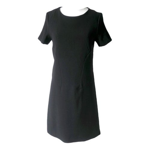 Pre-owned Nina Ricci Wool Mid-length Dress In Black