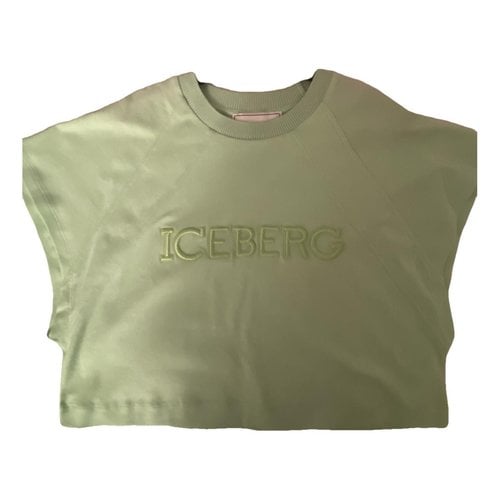 Pre-owned Iceberg T-shirt In Green
