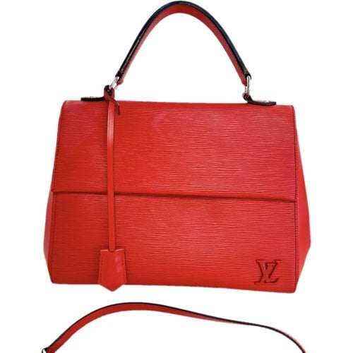 Pre-owned Louis Vuitton Grenelle Leather Handbag In Red
