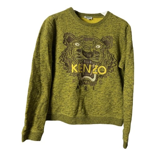 Pre-owned Kenzo Tiger Sweatshirt In Green