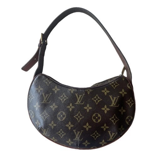 Pre-owned Louis Vuitton Croissant Leather Handbag In Brown