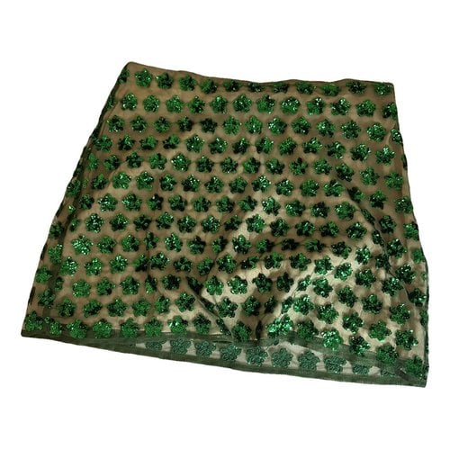 Pre-owned Jcrew Mini Skirt In Green