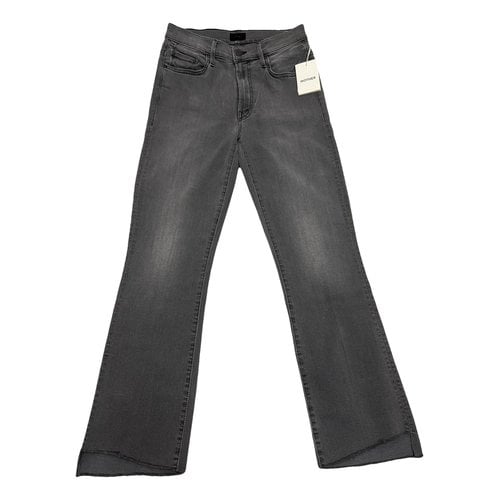 Pre-owned Mother Mslim Jeans In Grey