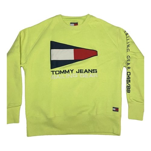 Pre-owned Tommy Jeans Sweatshirt In Yellow