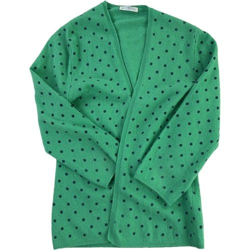 Pre-owned Ballantyne Cashmere Cardigan In Green
