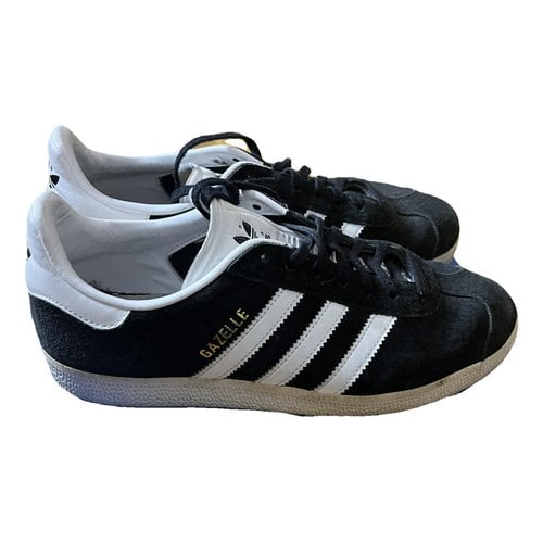 Pre-owned Adidas Originals Gazelle Trainers In Black