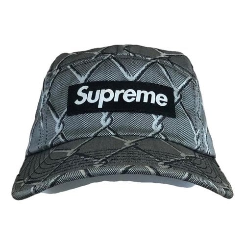 Pre-owned Supreme Hat In Silver