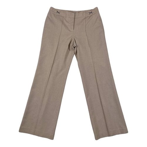 Pre-owned Ann Taylor Trousers In Beige