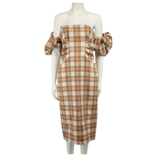 Pre-owned Acler Dress In Brown