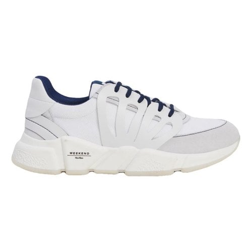 Pre-owned Max Mara Trainers In White