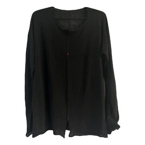 Pre-owned Ma+ Silk T-shirt In Black