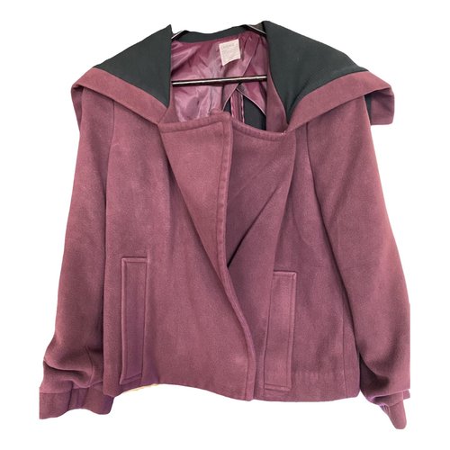 Pre-owned L Agence Jacket In Burgundy