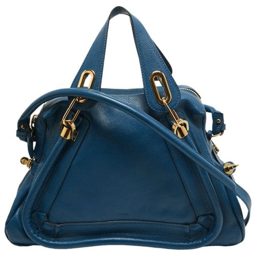 Pre-owned Chloé Leather Satchel In Blue
