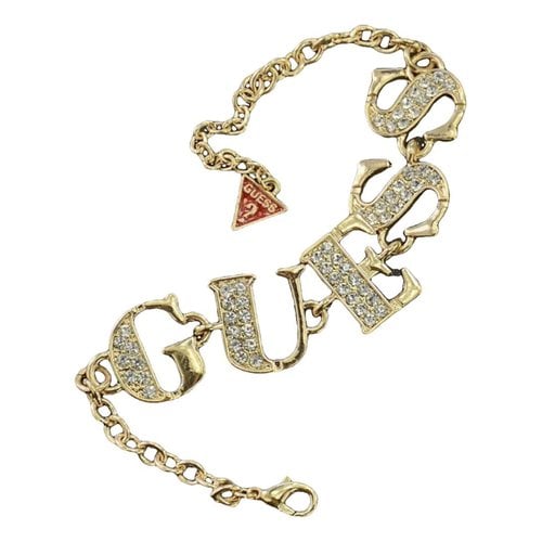 Pre-owned Guess Bracelet In Gold