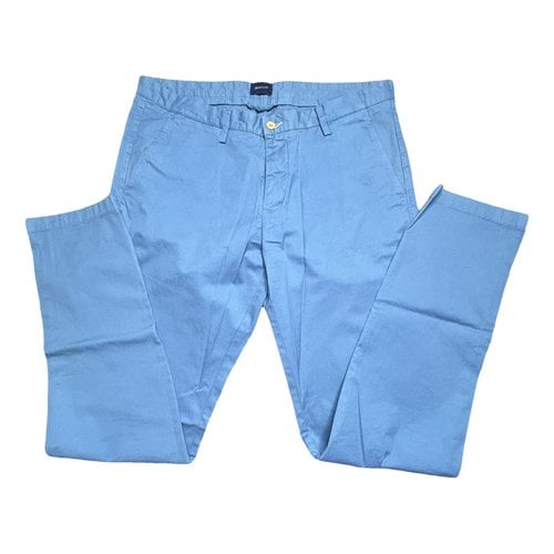 Pre-owned Gant Trousers In Blue