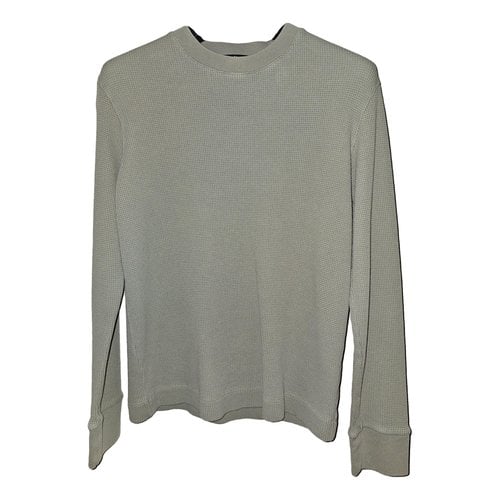Pre-owned Theory Cashmere Sweatshirt In Green