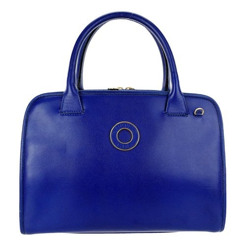 Pre-owned Celine Leather Tote In Blue