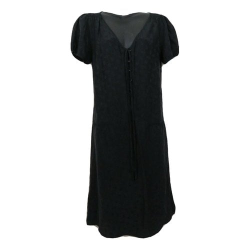 Pre-owned Marc By Marc Jacobs Silk Dress In Black