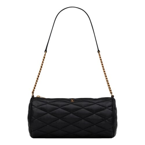 Pre-owned Saint Laurent Sade Leather Handbag In Black