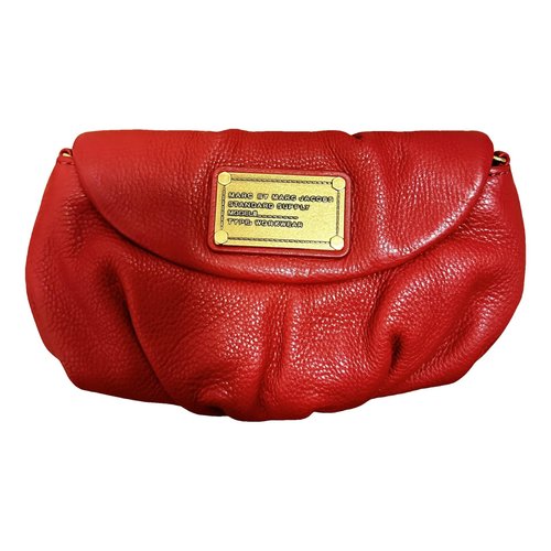 Pre-owned Marc By Marc Jacobs Classic Q Leather Crossbody Bag In Red