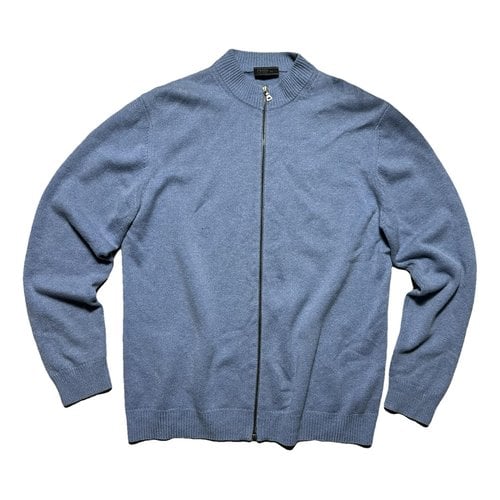 Pre-owned Prada Cashmere Knitwear & Sweatshirt In Blue
