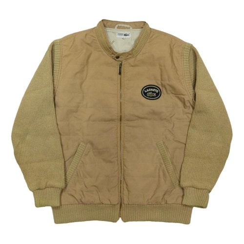 Pre-owned Lacoste Wool Jacket In Brown
