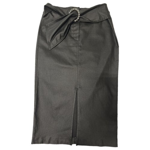 Pre-owned 8pm Mid-length Skirt In Black