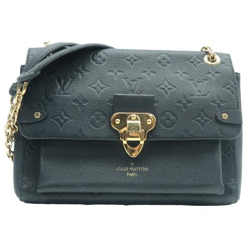 Pre-owned Louis Vuitton Vavin Leather Handbag In Black