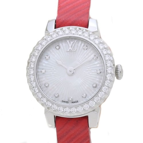 Pre-owned Louis Vuitton Tambour Watch In Other