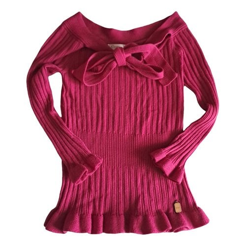 Pre-owned Dior Wool Knitwear In Pink