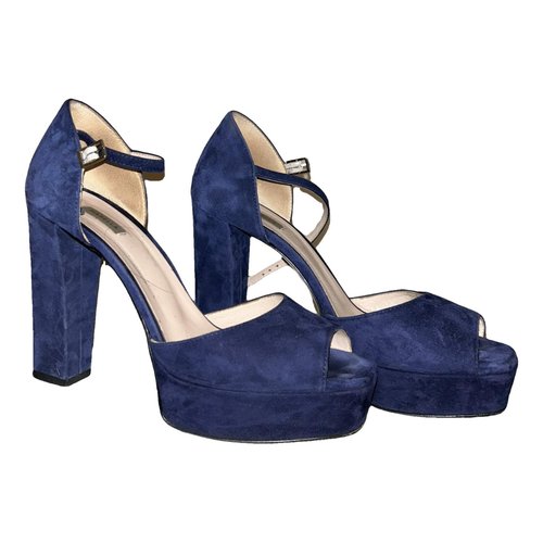 Pre-owned Marella Sandal In Blue