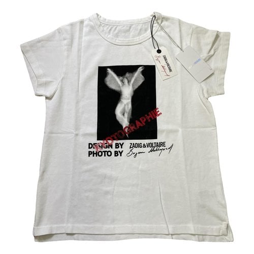 Pre-owned Zadig & Voltaire Spring Summer 2020 T-shirt In White
