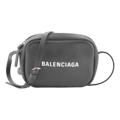 Pre-owned Balenciaga Everyday Leather Handbag In Grey