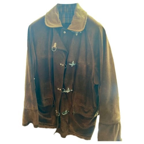 Pre-owned Fay Parka In Brown