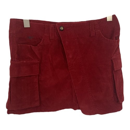 Pre-owned Zadig & Voltaire Mini Skirt In Red