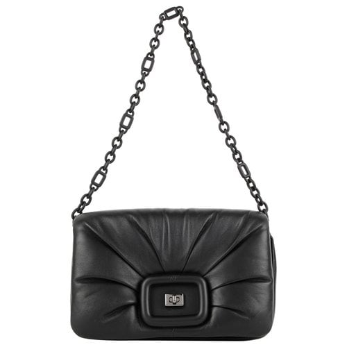 Pre-owned Roger Vivier Leather Handbag In Black