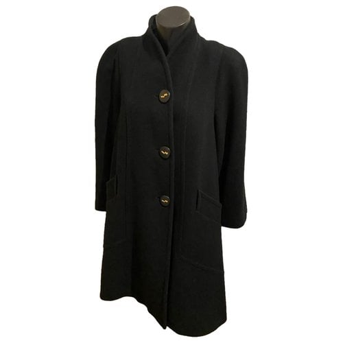 Pre-owned Weill Cashmere Coat In Black