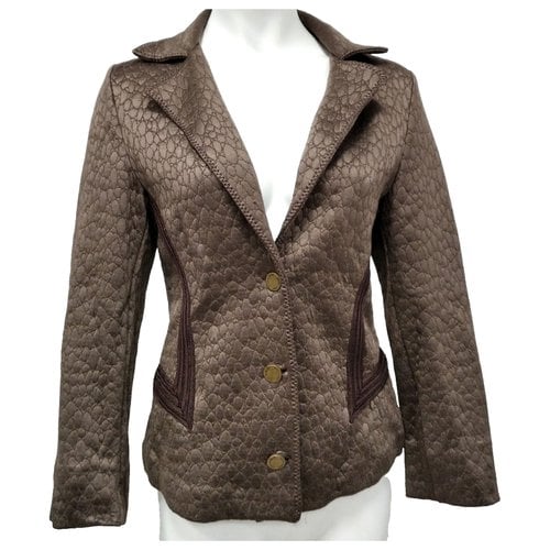 Pre-owned Class Cavalli Blazer In Brown