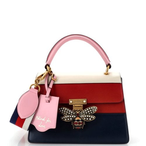 Pre-owned Gucci Leather Handbag In Multicolour