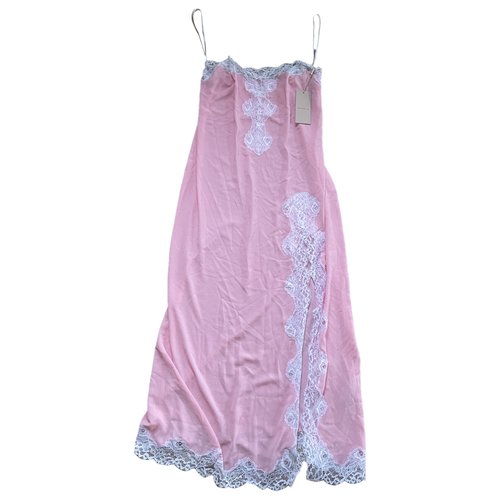 Pre-owned Christopher Kane Maxi Dress In Pink