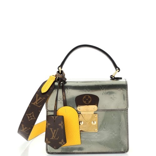 Pre-owned Louis Vuitton Leather Handbag In Metallic