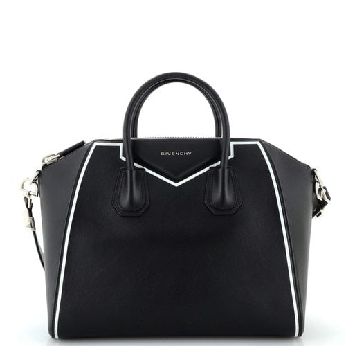 Pre-owned Givenchy Leather Handbag In Black