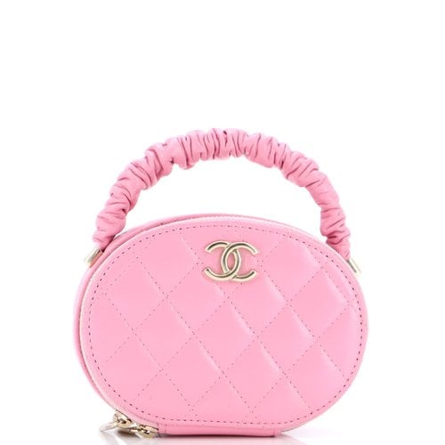 Pre-owned Chanel Leather Handbag In Pink