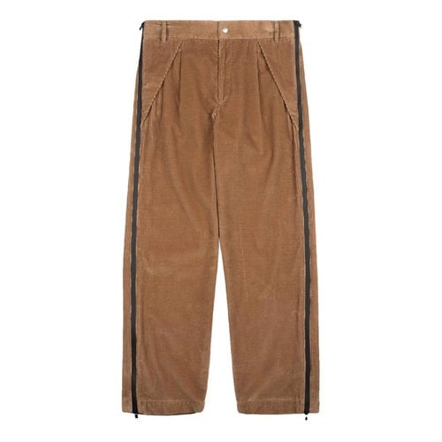 Pre-owned Moncler Trousers In Brown