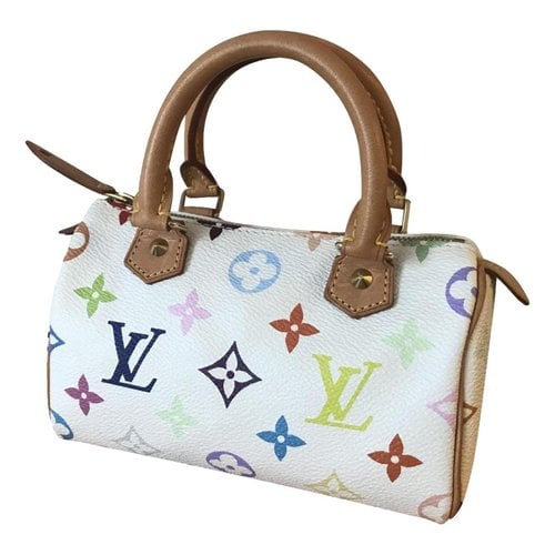 Pre-owned Louis Vuitton Nano Speedy / Mini Hl Cloth Handbag In Multicolour