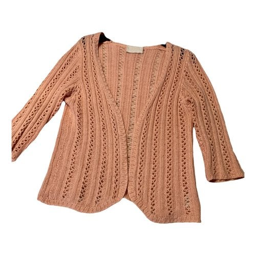 Pre-owned Zadig & Voltaire Cashmere Cardigan In Pink