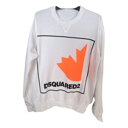Pre-owned Dsquared2 Knitwear & Sweatshirt In White