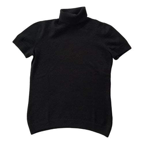 Pre-owned Versace Cashmere Jumper In Black