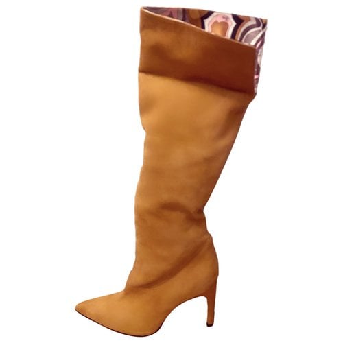 Pre-owned Emilio Pucci Boots In Camel