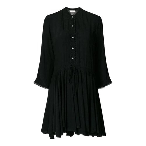 Pre-owned Zadig & Voltaire Wool Dress In Black